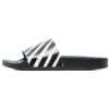 Zapatillas industriales «Diagonal Stripe – Negro Blanco»