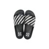 Zapatillas industriales «Diagonal Stripe – Negro Blanco»