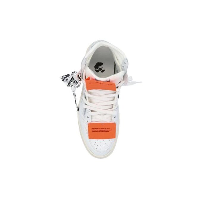 Zapatillas Off-Court 3.0 de caña alta, blancas/naranjas