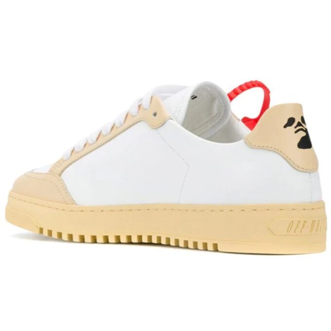 Zapatillas Off-White Arrows 2.0 de caña baja para el tiempo libre, blancas/amarillas
