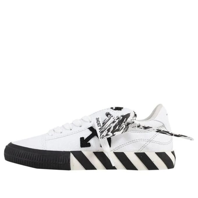 Zapatillas Off-White bajas Vulcanized, negro/blanco