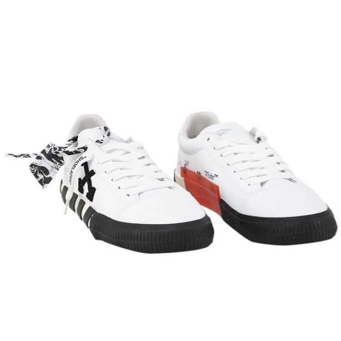 Zapatillas Off-White bajas Vulcanized, negro/blanco