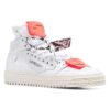 Zapatillas Off-White Court 3.0 de caña alta Blanco/Naranja