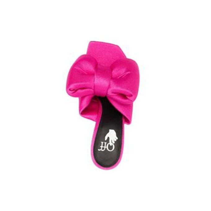 Zapatillas Off-White de tela fucsia Allen Muller, moradas