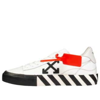 Zapatillas Off-White de vulcanización baja, negro/blanco