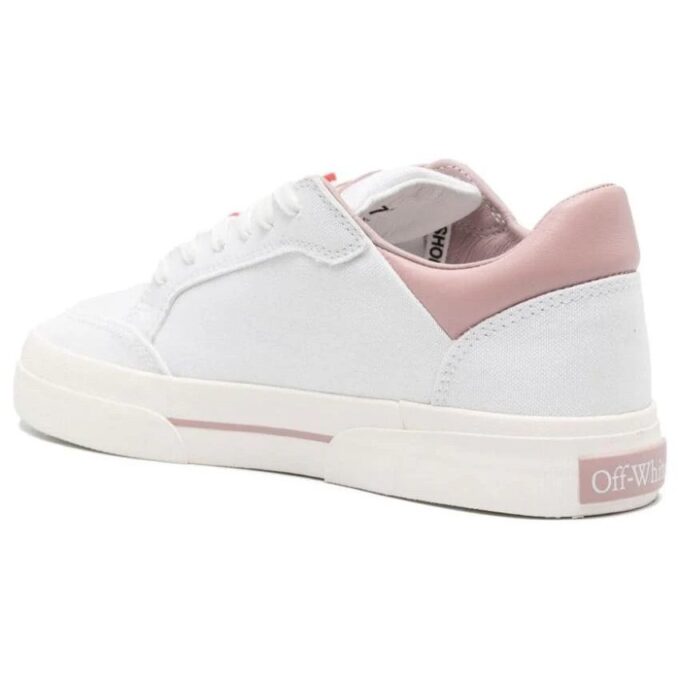 Zapatillas Off-White New Low de lona Vulcanized «White Light Pink»