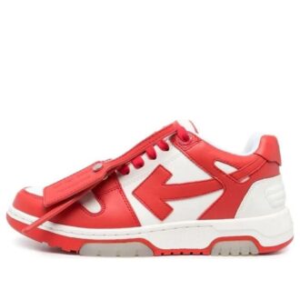 Zapatillas Off-White Off-Court 3.0 de caña baja para tiempo libre, rojo/blanco