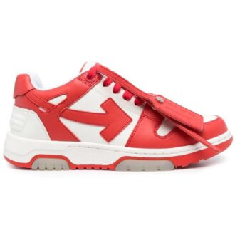 Zapatillas Off-White Off-Court 3.0 de caña baja para tiempo libre, rojo/blanco