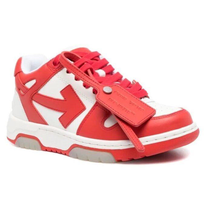 Zapatillas Off-White Off-Court 3.0 de caña baja para tiempo libre, rojo/blanco