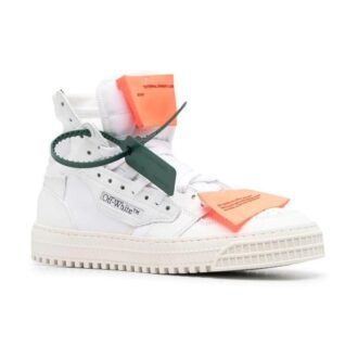 Zapatillas Off-White Off-Court 3.0 de piel y lona «White Orange»
