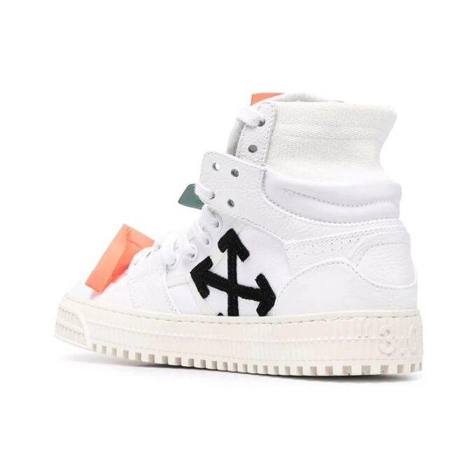 Zapatillas Off-White Off-Court 3.0 de piel y lona «White Orange»