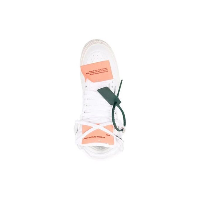 Zapatillas Off-White Off-Court 3.0 de piel y lona «White Orange»