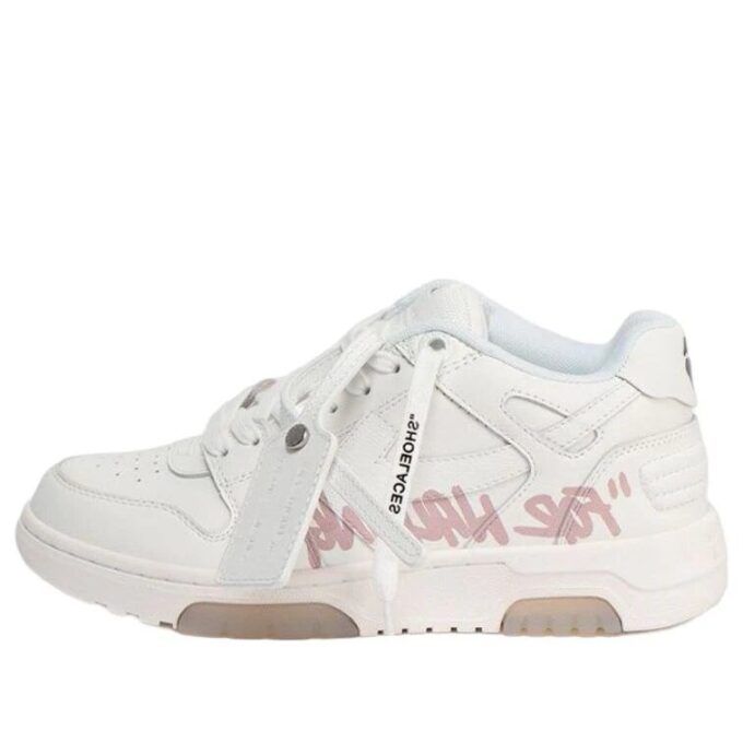 Zapatillas Off-White Out Of Office de caña baja For Walking «Blanco Rosa»