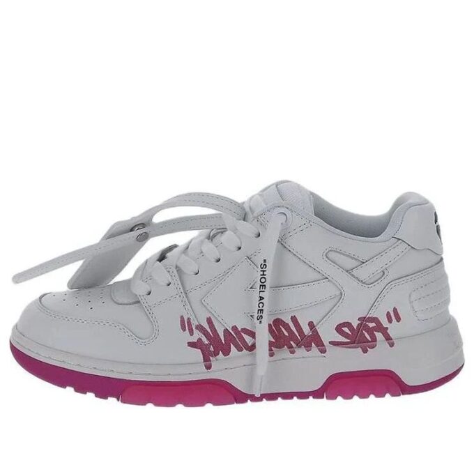 Zapatillas Off-White Out Of Office de caña baja para caminar «Blanco Púrpura»