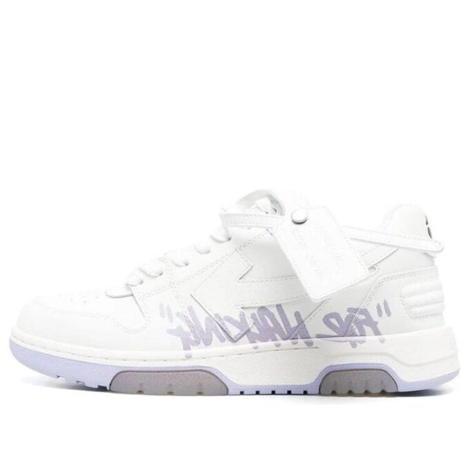 Zapatillas Off-White Out Of Office de caña baja para caminar «Blanco Púrpura»
