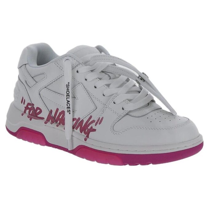 Zapatillas Off-White Out Of Office de caña baja para caminar «Blanco Púrpura»
