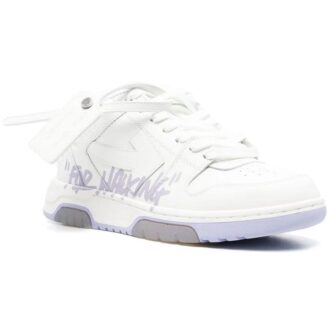 Zapatillas Off-White Out Of Office de caña baja para caminar «Blanco Púrpura»
