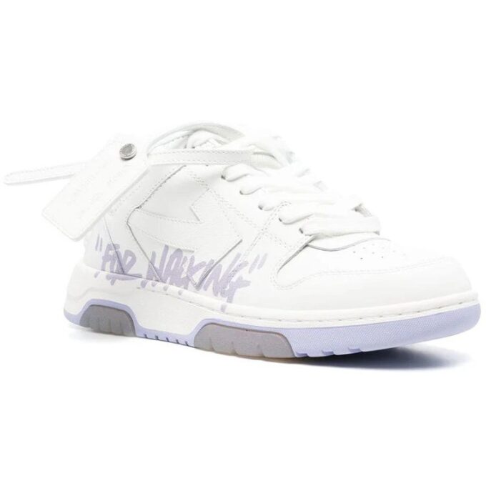 Zapatillas Off-White Out Of Office de caña baja para caminar «Blanco Púrpura»
