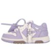 Zapatillas Off-White Out Of Office de piel de becerro «Purple White»