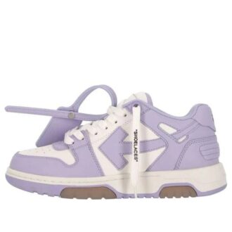 Zapatillas Off-White Out Of Office de piel de becerro «Purple White»