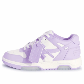 Zapatillas Off-White Out Of Office de piel de becerro «Purple White»