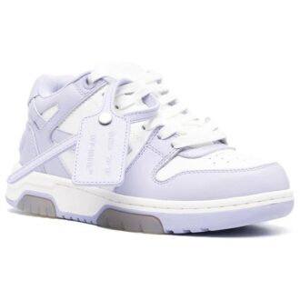 Zapatillas Off-White Out Of Office de piel de becerro «Purple White»
