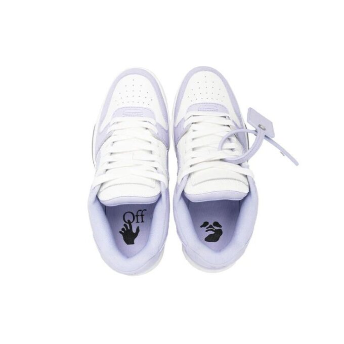 Zapatillas Off-White Out Of Office de piel de becerro «Purple White»