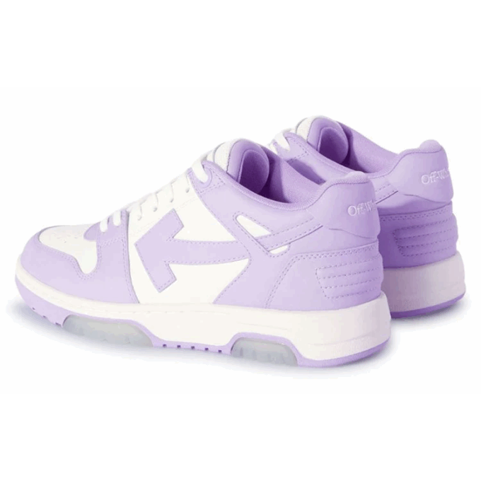 Zapatillas Off-White Out Of Office de piel de becerro «Purple White»