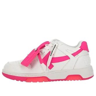 Zapatillas Off-White Out Of Office de piel de becerro «White Red»