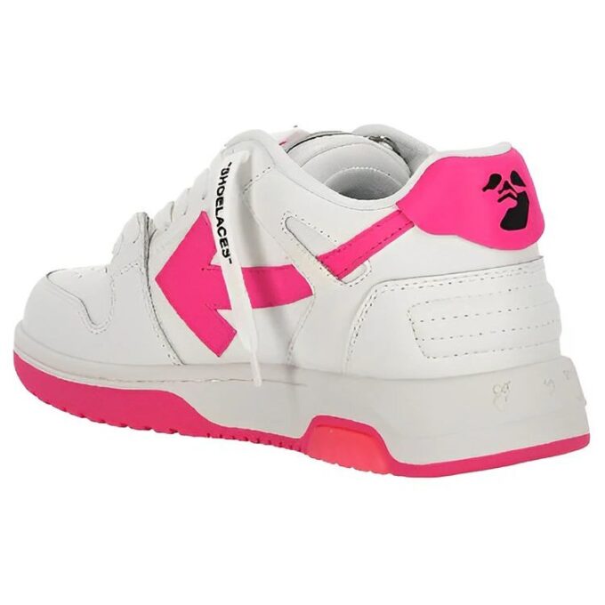 Zapatillas Off-White Out Of Office de piel de becerro «White Red»