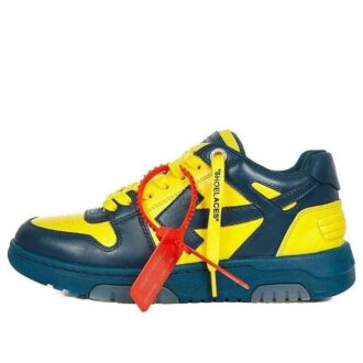 Zapatillas Off-White Out Of Office Low Azul/Amarillo