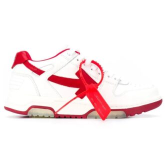 Zapatillas Off-White Out Of Office Low Blanco/Rojo
