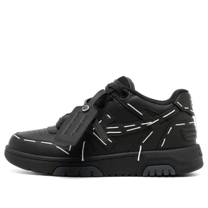 Zapatillas Off-White Out Of Office Low Sartorial Stitching «Negro Blanco»