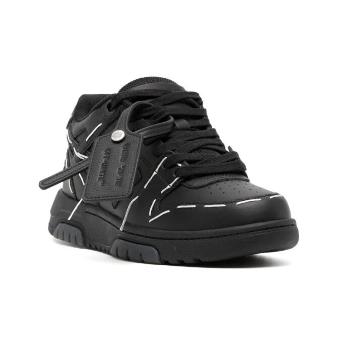 Zapatillas Off-White Out Of Office Low Sartorial Stitching «Negro Blanco»