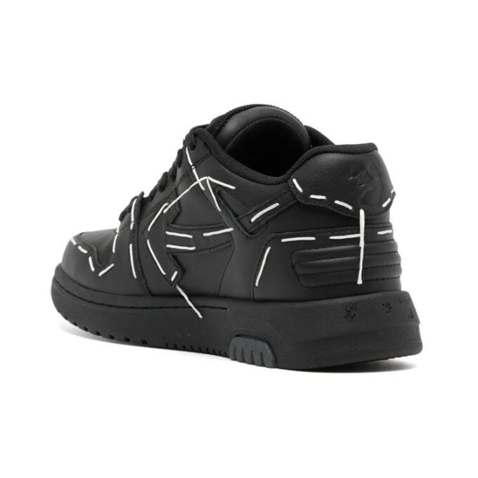 Zapatillas Off-White Out Of Office Low Sartorial Stitching «Negro Blanco»