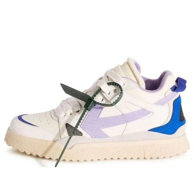 Zapatillas Off-White Sponge de caña media «Blanco, azul y morado»