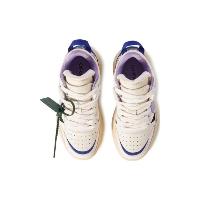 Zapatillas Off-White Sponge de caña media «Blanco, azul y morado»