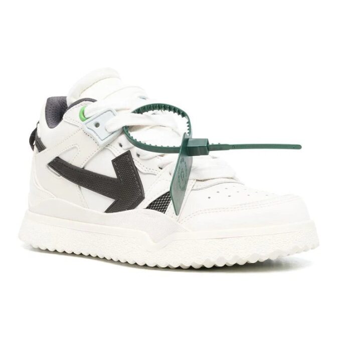 Zapatillas Off-White Sponge de caña media «Blanco Negro»