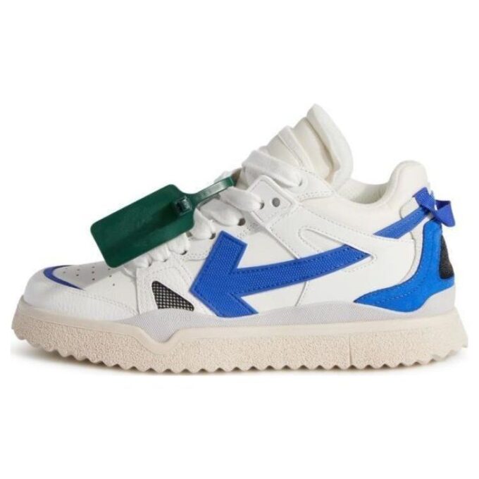 Zapatillas Off-White Sponge de caña media «White Blue»