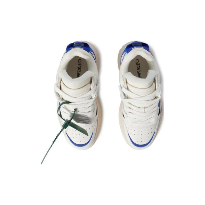 Zapatillas Off-White Sponge de caña media «White Blue»
