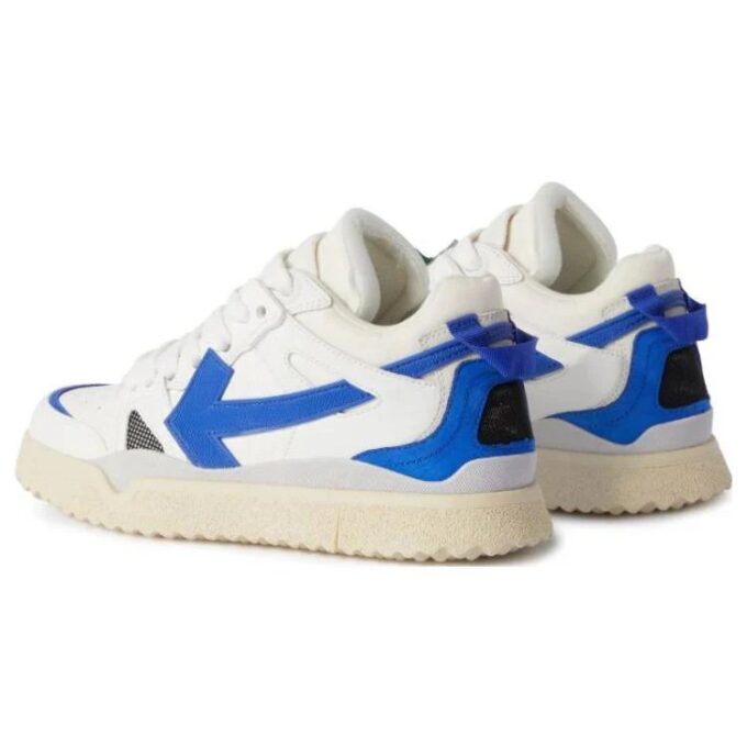 Zapatillas Off-White Sponge de caña media «White Blue»