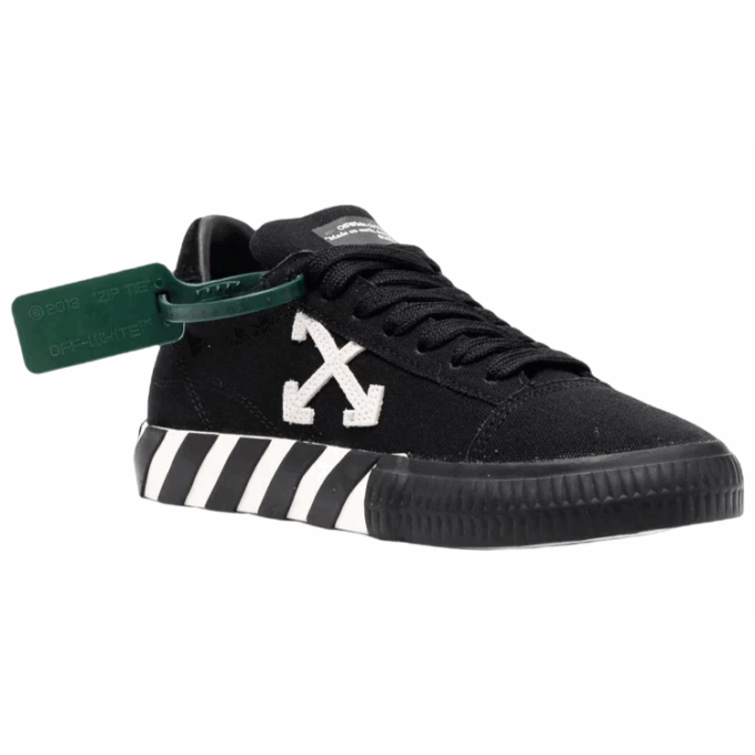 Zapatillas Off-White Vulc Low de lona «Black White»