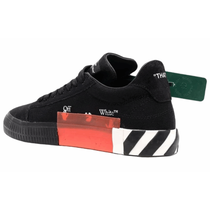 Zapatillas Off-White Vulc Low de lona «Black White»