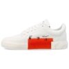 Zapatillas Off-White Vulc Low de lona «Blanco, negro y naranja»