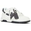 Zapatillas Out Of Office de piel de becerro «Blanco Negro»