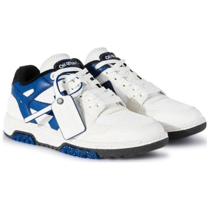 Zapatillas Slim Out Of Office con bloques de color «Blanco y azul marino»