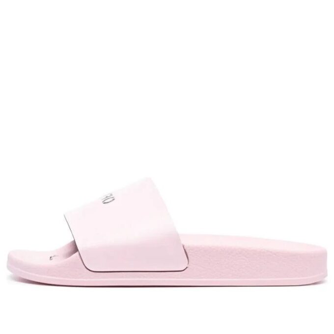 Zapatillas tipo chancla con logotipo Off-White, rosa