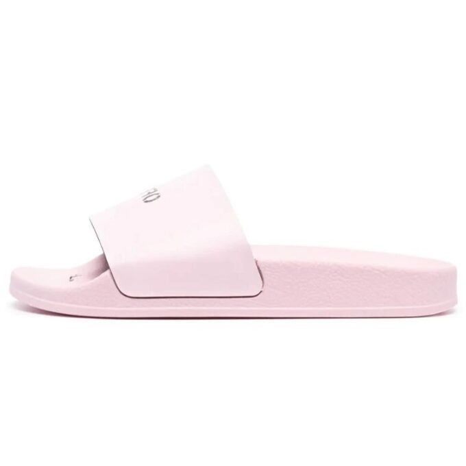 Zapatillas tipo chancla con logotipo Off-White, rosa