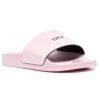 Zapatillas tipo chancla con logotipo Off-White, rosa