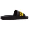 Zapatillas tipo chanclas con cinta industrial Negro/Amarillo